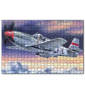 Cakapuzzle ikinci Dünya Savaşı Saldırı Uçağı ve Bulutlu Gökler  Puzzle Yapboz MDF (Ahşap) (255 Parça)