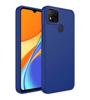 Xiaomi Redmi 10A Kılıf Luna Dışı Soft Yumuşak İçi Kadife Kılıf (Açık Gri)