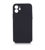 Uyumlu Model Apple iPhone 12 Kılıf Çevre Dostu Sert PC Kapak (Siyah)