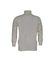 Erkek Spor Düz Balıkçı Yaka Kazak R21010 BGL-ST03179 (Ekru)