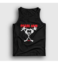 Presmono Unisex Beyaz Alive Pearl Jam Atlet 73807tt (Siyah)