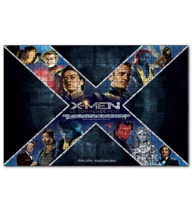 Cakapuzzle X Men Film Afişi  Puzzle Yapboz MDF (Ahşap) (500 Parça)