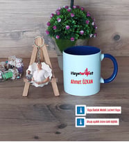 Fizyoterapist Kupa Bardak Beyaz ve Fotoğraflı Ahşap Anahtarlık Hediye (Model 3)