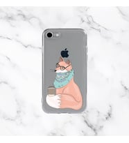 Iphone 7/8 Tasarım Kılıfları (103 Tasarım) (Turuncu)