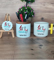 Patoloji Teknikeri Hediye Sepeti Kupa Bardak T Kulplu, Kalemlik ve Anahtarlık Tıp Bayramı Hediyesi (Model 5)