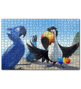 Cakapuzzle Rio Macerası Papağanlar  Puzzle Yapboz MDF (Ahşap) (255 Parça)