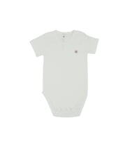 Omuz Çıtçıtlı Kısa Kollu Basic Body (Beyaz)