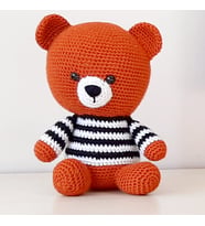 Amigurumi Örgü Oyuncak Ayı (Tarçın)