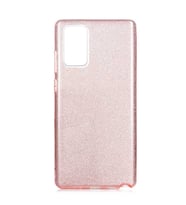 Galaxy Note 20 Kılıf Zore Shining Simli Silikon Kılıf (Rose)
