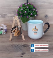 Bilgisayar Mühendisi Kupa Bardak Beyaz ve Fotoğraflı Ahşap Anahtarlık Hediye (Model 10)