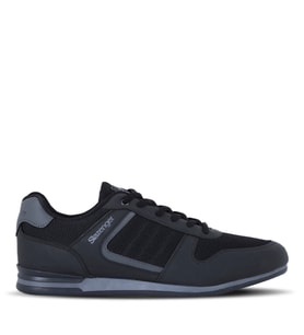 Slazenger Olıvıa Erkek Günlük Sneaker Ayakkabı (Siyah-Siyah)