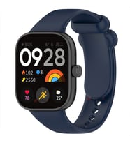 Xiaomi Redmi Watch 4 Uyumlu Purelux Soft Yumuşak Silikon Kordon (Lacivert)