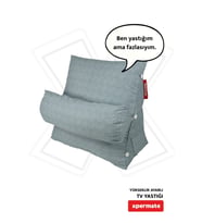 XPERMATE Yükseklik Ayarlı Tv Yastığı Bel Destek Yastığı Sırt Yastığı Boyun Destekli Yastık Ameliyat Sonrası Yastık (Antrasit)