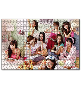 Cakapuzzle Ders Çalışan Girls Generation Kızlar  Puzzle Yapboz MDF (Ahşap) (500 Parça)