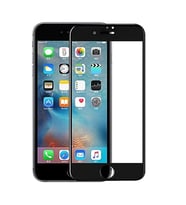 Vendas iPhone 6 Plus Tam Kaplama Fiber Nano Seramik Ekran Koruyucu (Siyah)
