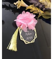 Şeffaf Pleksi Anahtarlık (Altın)