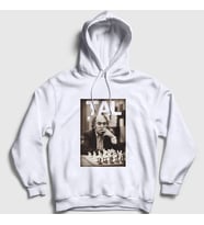 Presmono Unisex Beyaz Mikhail Tal Büyükusta Satranç Kapüşonlu Sweatshirt 421740tt (Beyaz)