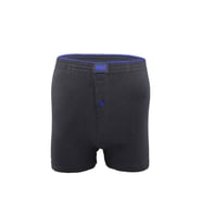 Tutku 117 Erkek Penye Düz Boxer (6 lı) (Füme)