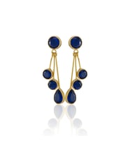 Kadir Jewellery22 Ayar Altın Kaplama Vintage Küpe -El İşçiliği Ve Hipoalerjenik Küpe (Parlement)