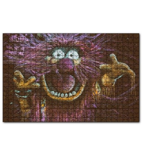Cakapuzzle Susam Sokağı Kırpık Duvar Boyama  Puzzle Yapboz MDF (Ahşap) (1000 Parça)