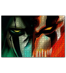Cakapuzzle Yarı İnsan Yarı Şeytan  Puzzle Yapboz MDF (Ahşap) (1000 Parça)