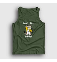 Presmono Unisex Sarı Meow Queen Freddie Mercury Atlet 407729tt (Haki)