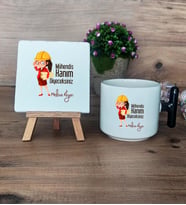 Mühendis Hanım Diyeceksiniz Hediye Seti Kupa Bardak T Kulplu ve Dekoratif Taş Kadın Mühendise Mühendisler Günü Hediyesi (Model 6)