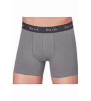 Berrak 4476 Erkek Modal Likralı Boxer 2 Adet (Gri)