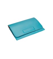 Tablet Kılıfı 2 Cepli 7 İnch 9 İnch 10.1 İnch Rainbow Vegan 19x28 cm (Turkuaz)
