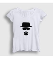 Presmono Kadın Sarı Silhouette Breaking Bad T-Shirt 185552tt (Beyaz)
