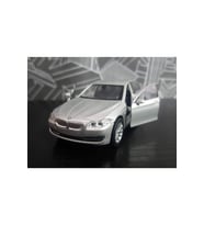 BMW 535İ (F10)1/36 12cm Ölçek çekbırak (ÖZEL PLAKALI) (Gri)
