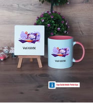 Bilgisayar Mühendisi Dekoratif Taş, Kupa Bardak Kırmızı Hediye (Model 5)