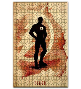 Cakapuzzle Retro Flash Tarz Görseli Puzzle Yapboz MDF (Ahşap) (255 Parça)