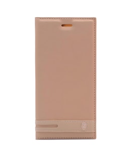Sony Xperia XZ2 Kılıf Elite Kapaklı Kılıf (Gold)
