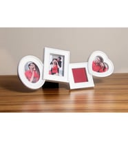 4 lü Masaüstü Fotoğraf Çerçevesi (Beyaz)