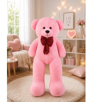 ÖZGÜNER OYUNCAK 140  cm Papyonlu  Ayıcık (%100 Yerli) (Pembe)