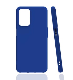 Oppo A55 4G Kılıf Zore Biye Silikon Kılıf (Mavi)