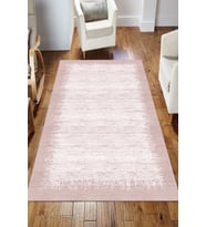 Dijital Kaymaz Taban Yıkanabilir Salon Halısı Mutfak Halısı Koridor Halısı Yolluk ND-HS-204 (Pembe)