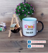 Biyoloji Öğretmeni Kupa Bardak Beyaz ve Fotoğraflı Ahşap Anahtarlık Hediye (Model 9)