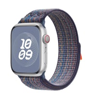 Microsonic Apple Watch Series 7 45mm Kordon Terra Sport Loop Yeşil (Mor)