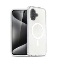  iPhone 16 Uyumlu Glow Magsafe Kamera Korumalı Kılıf (Şeffaf)
