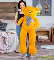 140 Cm Sevimli Pelüş Ayıcık (Sarı)