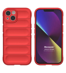Microsonic Apple iPhone 13 Kılıf Oslo Prime Yeşil (Kırmızı)