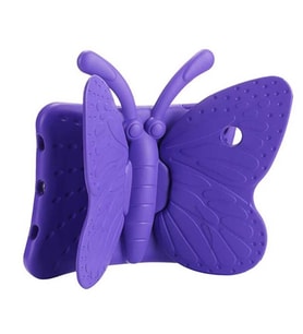 Apple iPad 10.2 (8.Nesil) Zore Butterfly Standlı Tablet Kılıf (Mor)