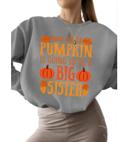3 iplik şardonlu Sweatshirt unisex Sweatshirt bisiklet yaka Bej erkek Abla balkabağı Baskılı kalın (Gri)