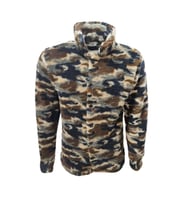 Yegua Y01214 Erkek Desenli Kuzu Pelüş Gömlek - Y01214 - Kahverengi - ST01214-Kahverengi-XXL (Kahverengi)