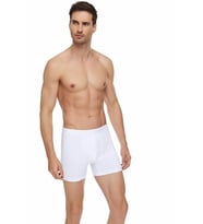 Tutku Elit 6 Adet Siyah Renk Modal Boxer (Beyaz)