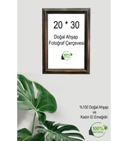 Çok Kullanımlı 20*30 Çerçeve (Ceviz Rengi)