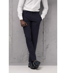 Slimfit Pamuklu Full Likralı Esnek Yazlık Kumaş Pantolon (Lacivert)