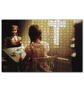 Cakapuzzle Annabelle 2 Korku Karakteri  Puzzle Yapboz MDF (Ahşap) (500 Parça)
